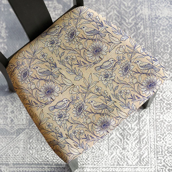 Birds and Blooms Tapestry Square - Image 6