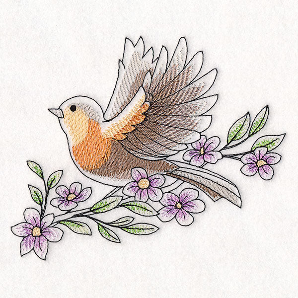 Birds & Blooms - European Robin - Image 5