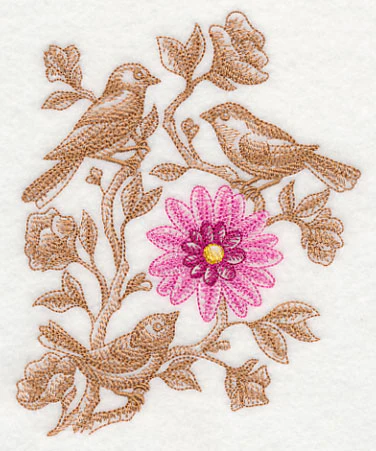 Birds in Bloom (Toile) - Image 4
