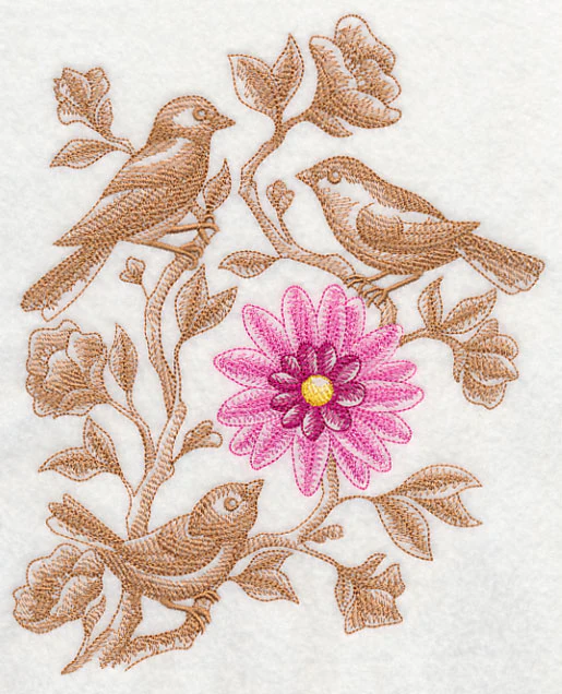 Birds in Bloom (Toile) - Image 5