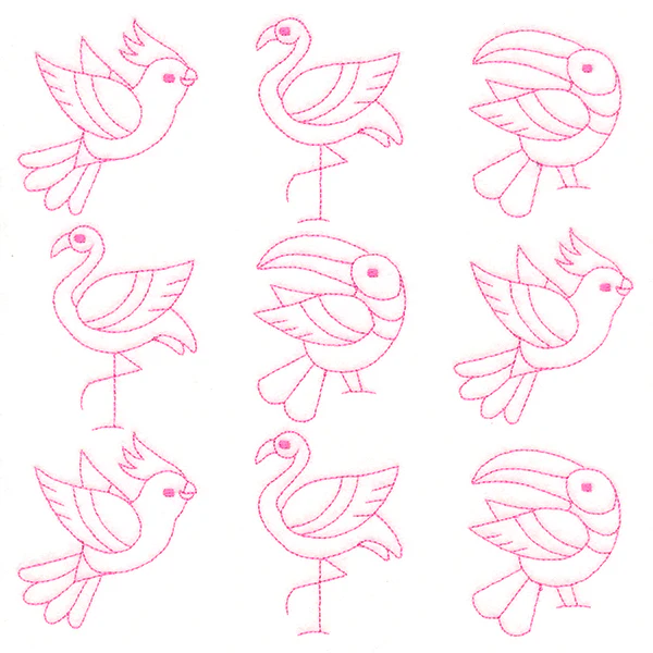 Birds in Paradise Quilting (Double Run) - Image 6