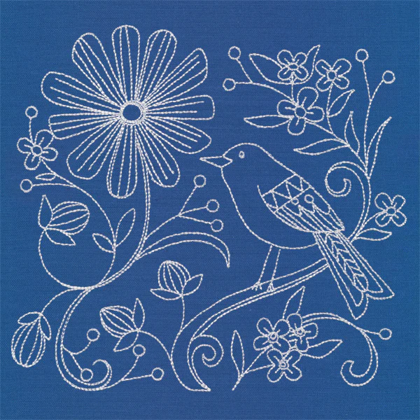 Birds of a Feather 1 (Whitework) - Image 6