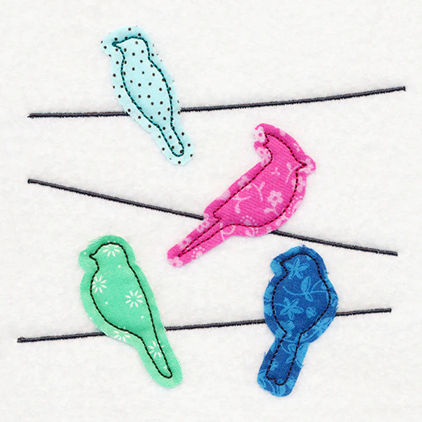 Birds on a Wire (Crafty Cut Applique) - Image 4