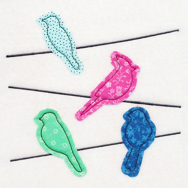 Birds on a Wire (Crafty Cut Applique) - Image 5