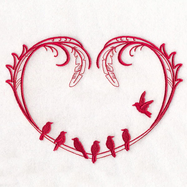 Birds on a Wire Heart - Image 5