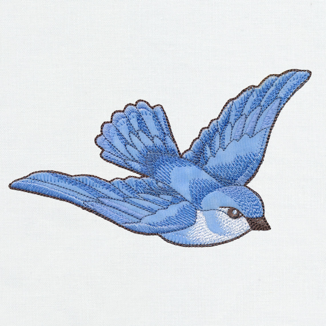 Birdwatching & Dreaming - Bluebird 1 (Heirloom Applique)