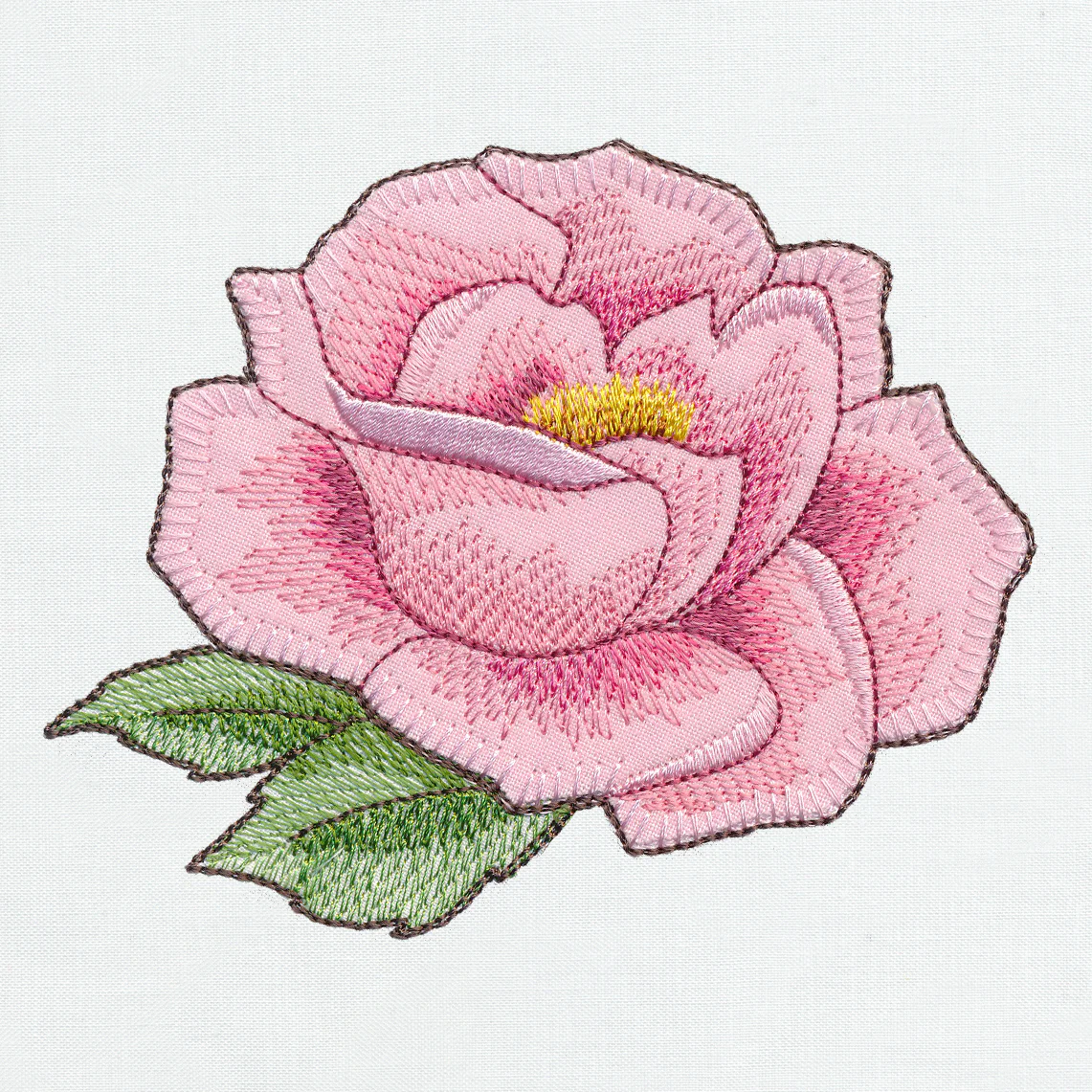 Birdwatching & Dreaming - Pink Flower 3 (Heirloom Applique) - Image 2