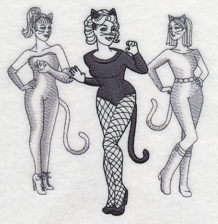 Black Cat Costume Fashion Plate - Image 3