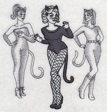 Black Cat Costume Fashion Plate - Image 4