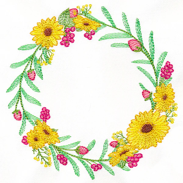 Black-Eyed Susan Botanical Wreath - Image 10
