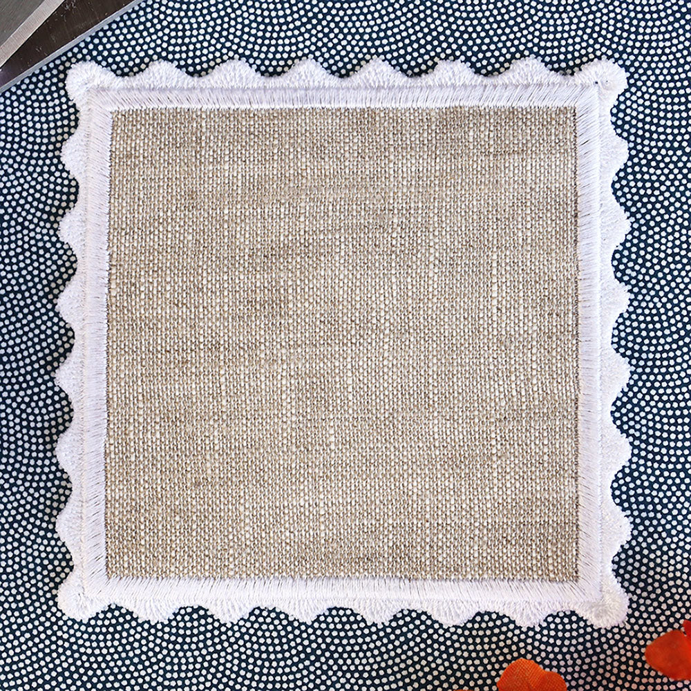 Blank Lace Edge Coaster (In-the-Hoop) - Image 4