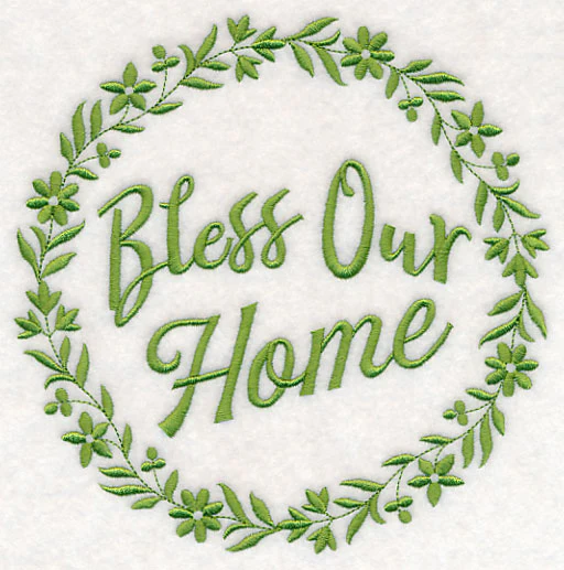 Bless Our Home Simple Wreath - Image 2