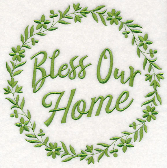 Bless Our Home Simple Wreath - Image 6