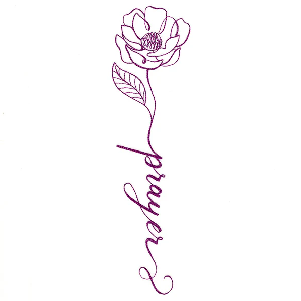 Blessed Calligraphy in Bloom - Magnolia - Image 2