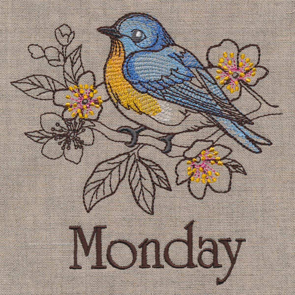 Blessed Monday - Bluebird and Almond - Image 3