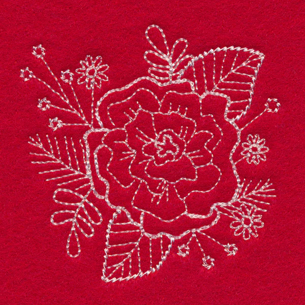 Blissful Carnation Accessory (Whitework) - Image 2