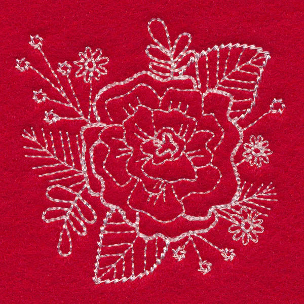 Blissful Carnation Accessory (Whitework) - Image 3