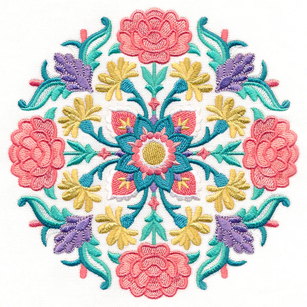 Blissful Floral Medallion - Image 3