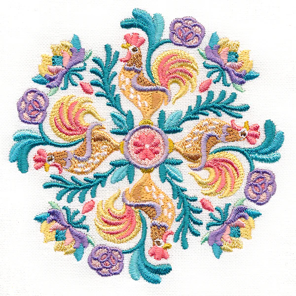 Blissful Rooster Medallion - Image 5