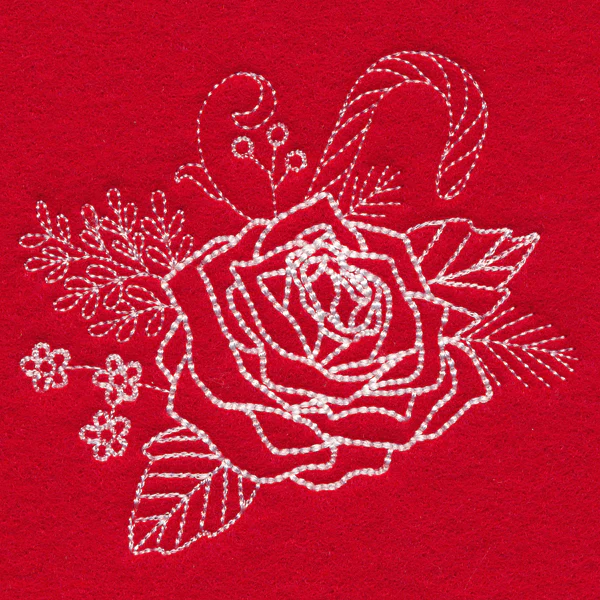 Blissful Rose Accessory (Whitework) - Image 3
