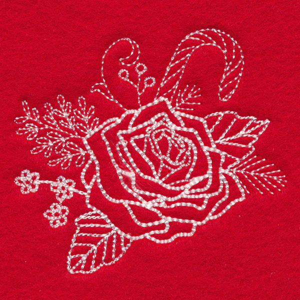 Blissful Rose Accessory (Whitework) - Image 4