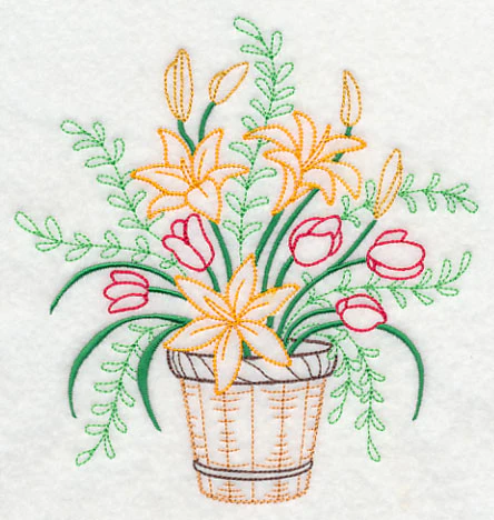 Blooming April Basket (Vintage) - Image 2