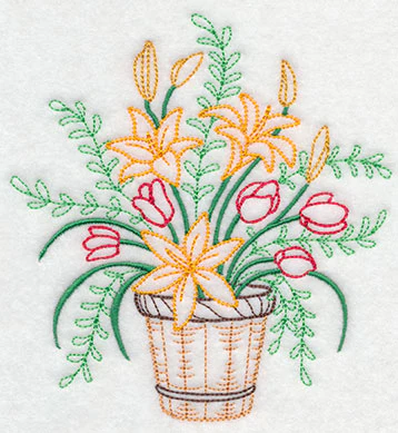 Blooming April Basket (Vintage) - Image 3