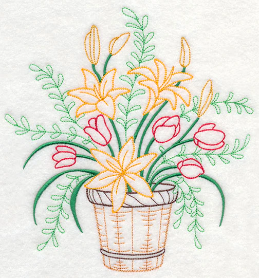Blooming April Basket (Vintage) - Image 5