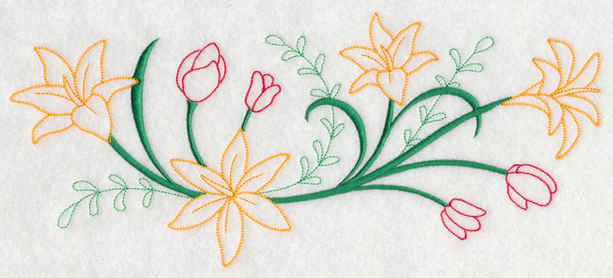 Blooming April Border (Vintage) - Image 6