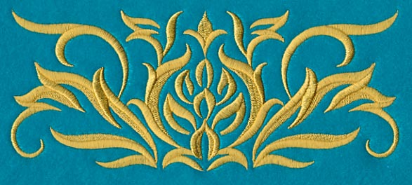 Blooming Baroque Border - Image 3