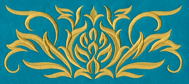 Blooming Baroque Border - Image 5