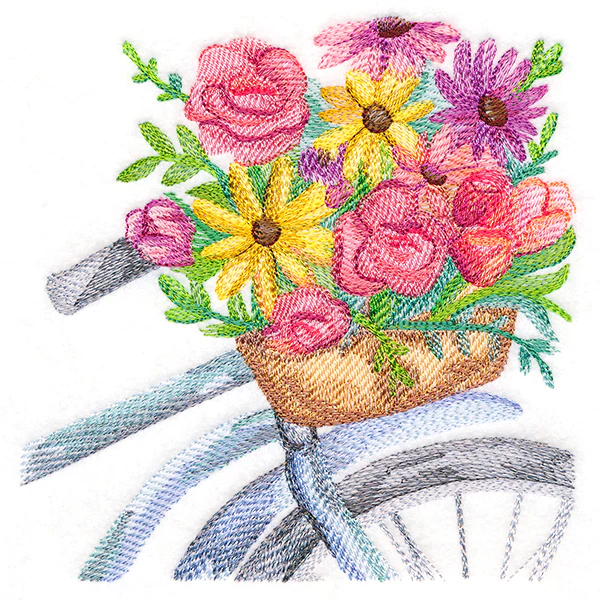 Blooming Bicycle Bouquet - Image 3