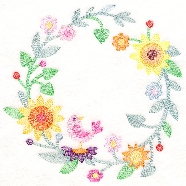 Blooming Bird Wreath - Image 2