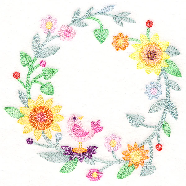 Blooming Bird Wreath - Image 3