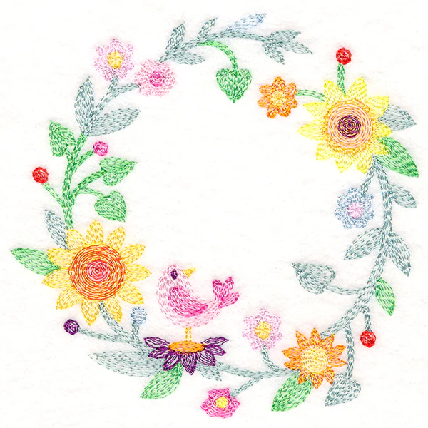 Blooming Bird Wreath - Image 4
