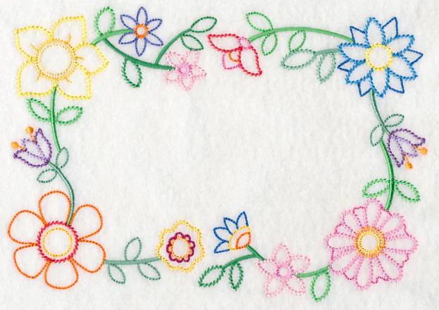 Blooming Block Party Quilt Label (Vintage)