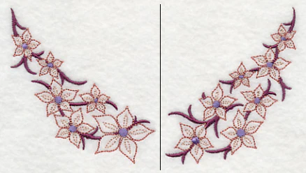 Blooming Blossoms Neckline (V-Neck) (Split) - Image 3