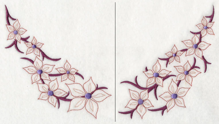 Blooming Blossoms Neckline (V-Neck) (Split) - Image 4