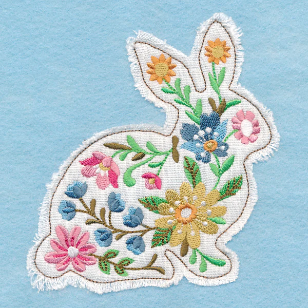 Blooming Bunny (Crafty Cut Applique) - Image 3