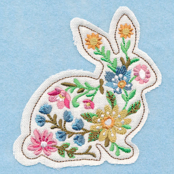 Blooming Bunny (Crafty Cut Applique) - Image 4