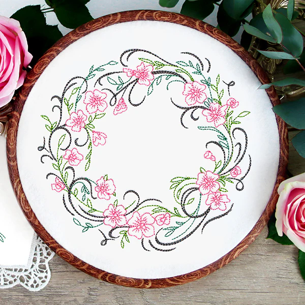 Blooming Calligraphic Wreath - Image 4