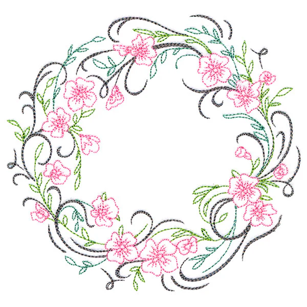 Blooming Calligraphic Wreath - Image 5