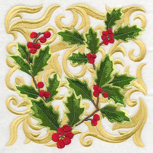 Blooming Holly Square - Image 2