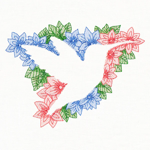 Blooming Hummingbird Silhouette - Image 3