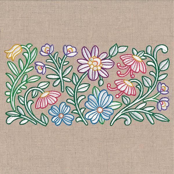 Blooming in Spring Flowers Border - Image 9