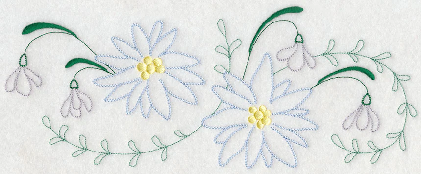 Blooming January Border (Vintage) - Image 6