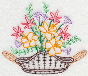 Blooming July Basket (Vintage) - Image 4