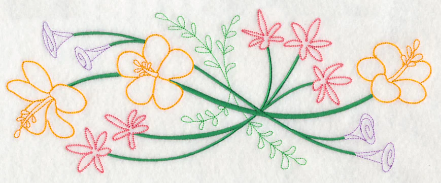 Blooming July Border (Vintage) - Image 6
