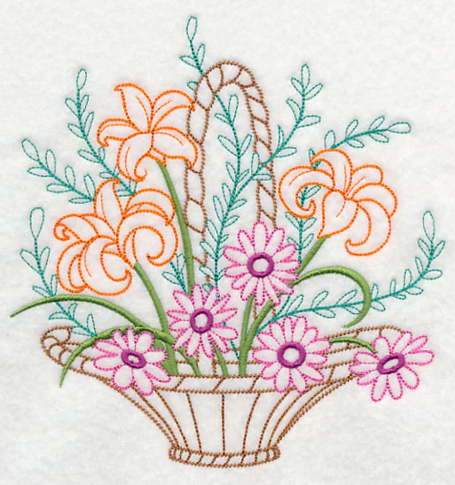 Blooming June Basket (Vintage) - Image 5