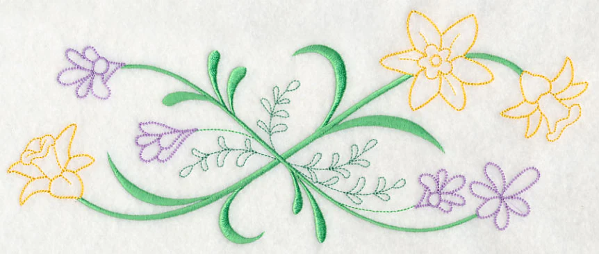 Blooming March Border (Vintage) - Image 6